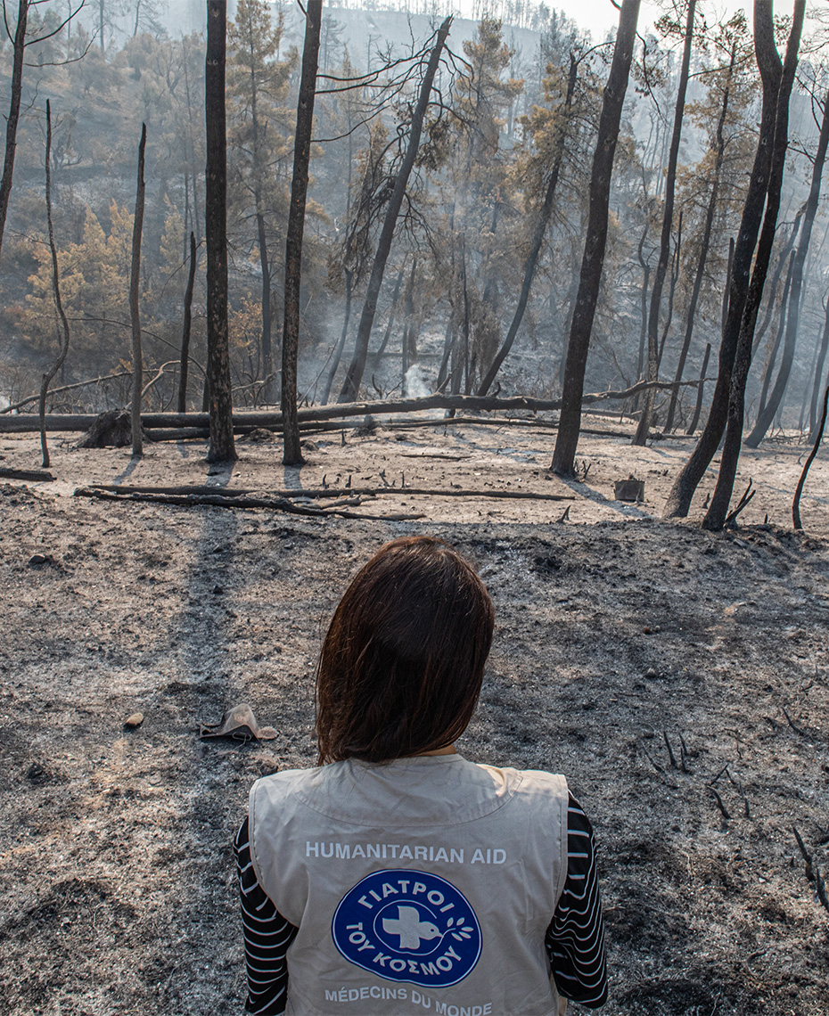 Γιατροί του Κόσμου Ελλάδας-Wildfires in Evia - 2021