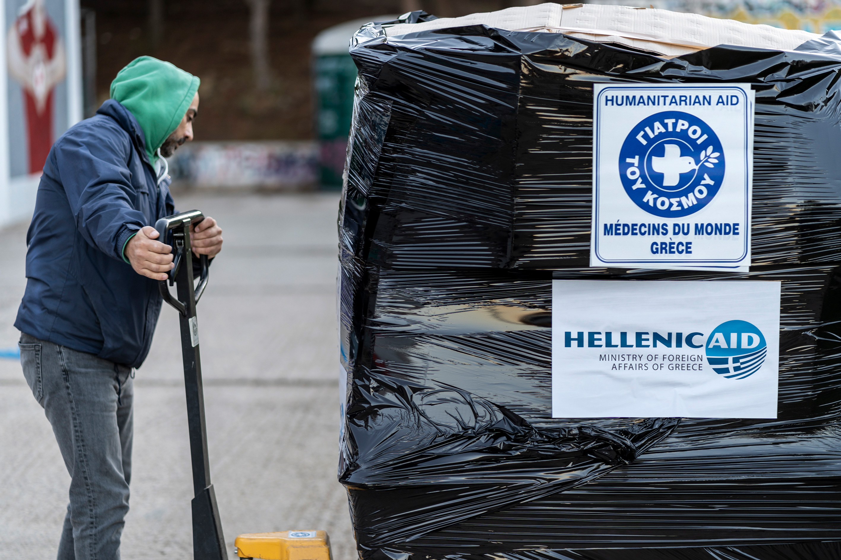 Γιατροί του Κόσμου Ελλάδας-GAZA HUMANITARIAN AID SHIPMENT