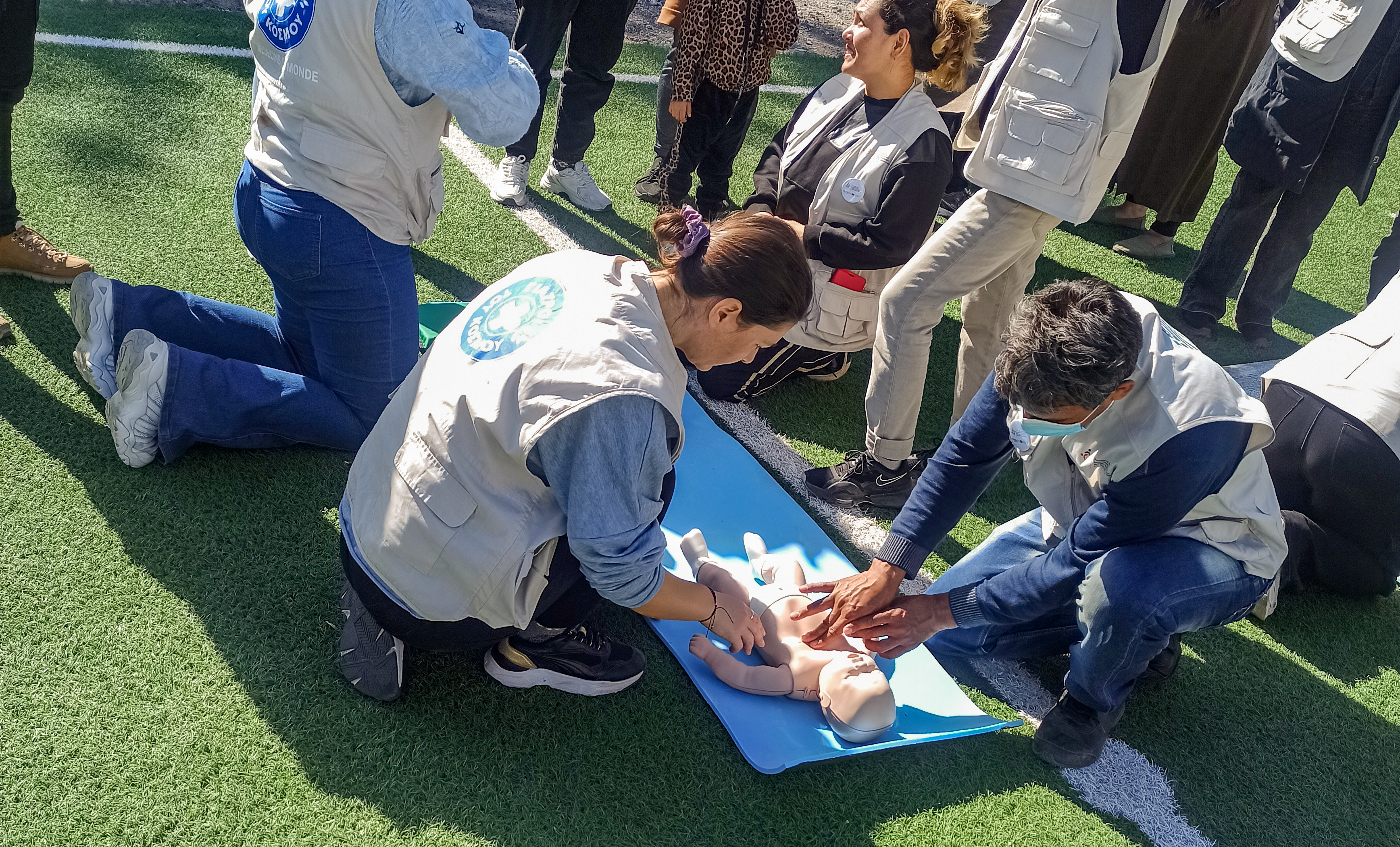 Γιατροί του Κόσμου Ελλάδας-Training of refugees at Shisto